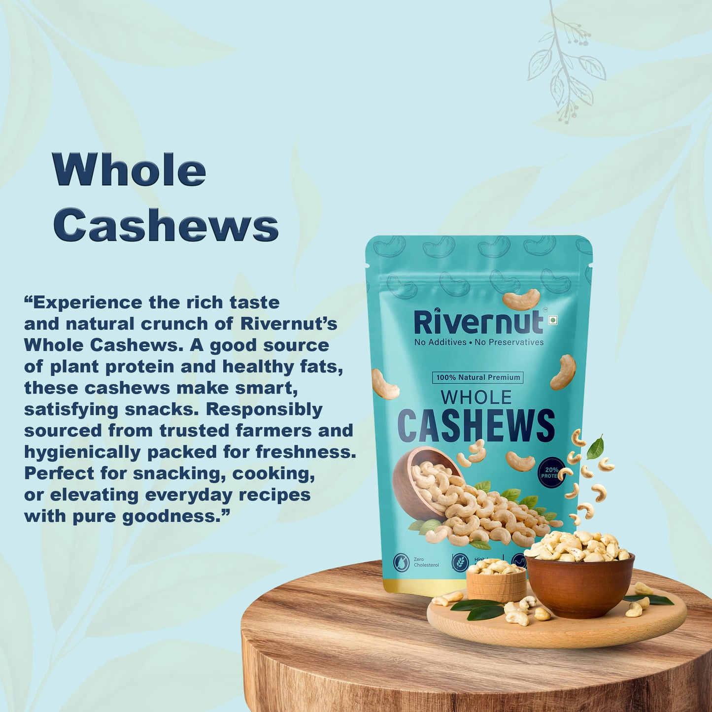 Rivernut Premium Whole Cashews