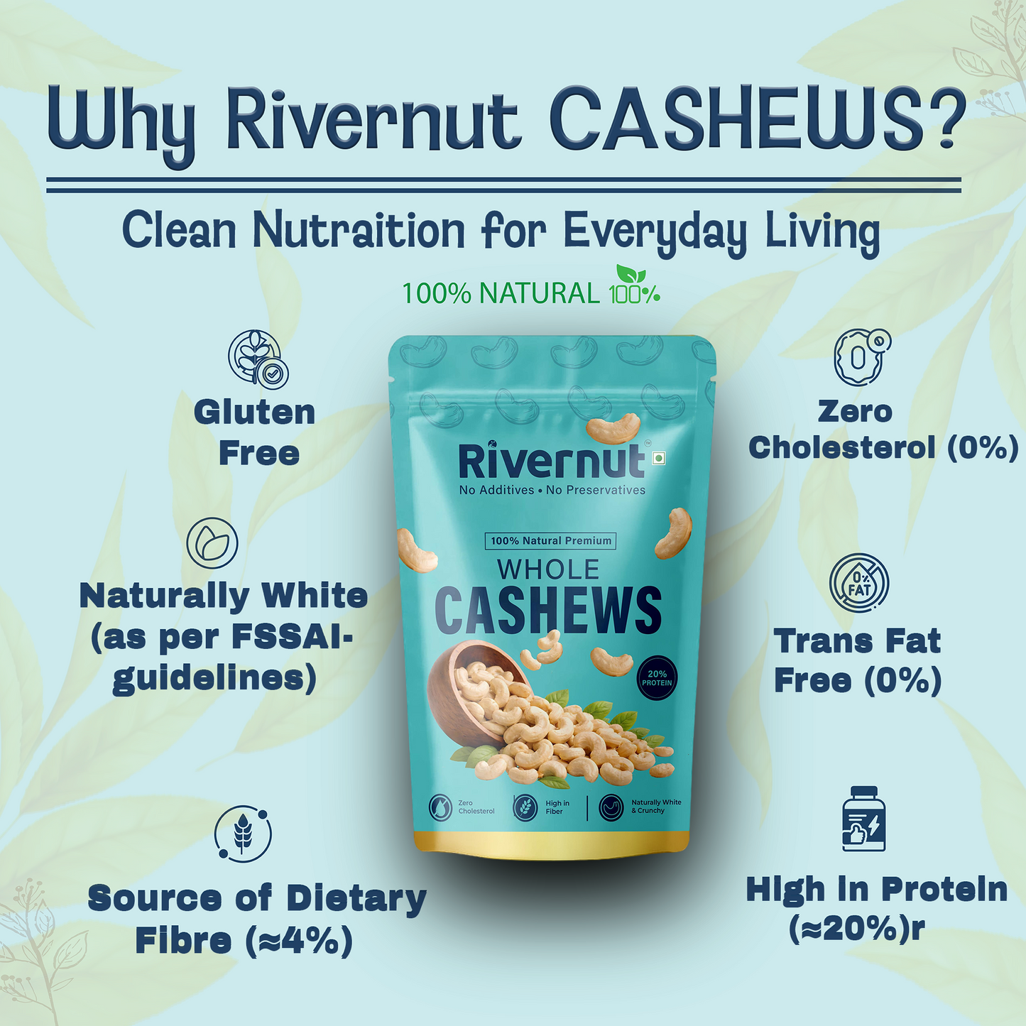 Rivernut Premium Whole Cashews
