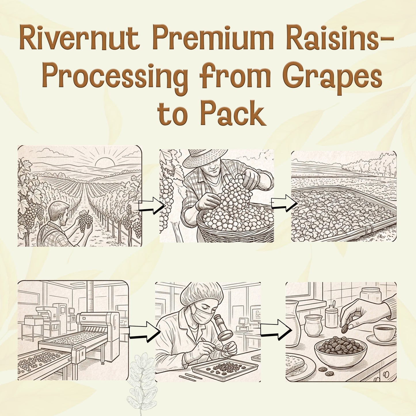 Rivernut 100% Natural Seedless Raisins | Premium Quality | No Additives & Preservatives