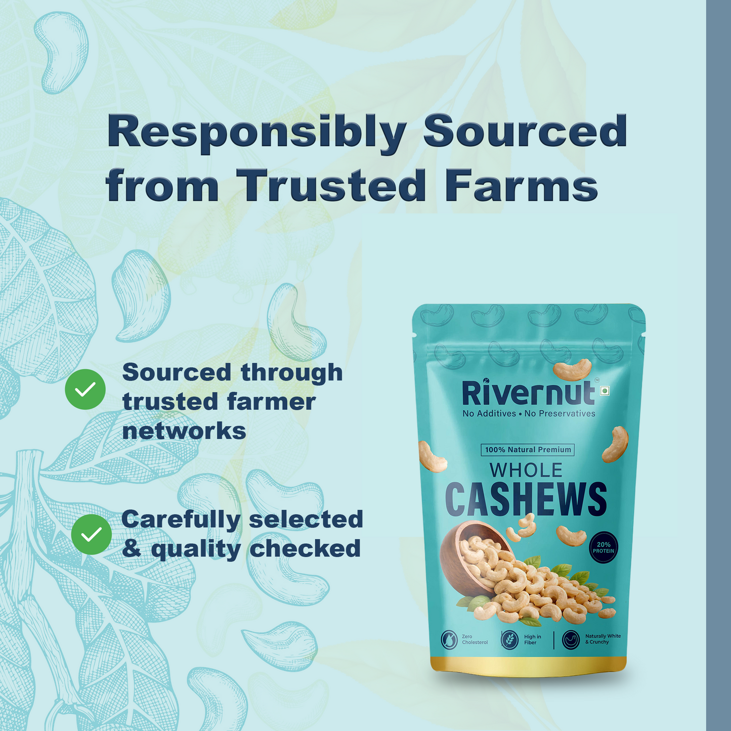 Rivernut Premium Whole Cashews