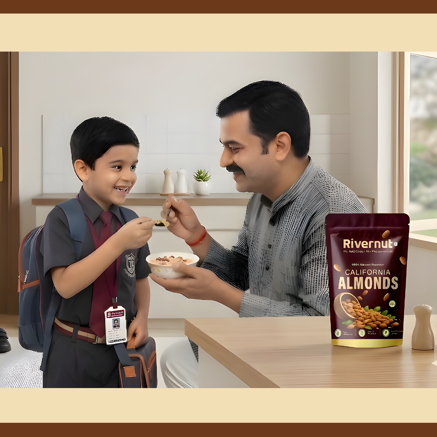 Rivernut 100% Natural California Almonds | Premium Quality | No Additives & Preservatives